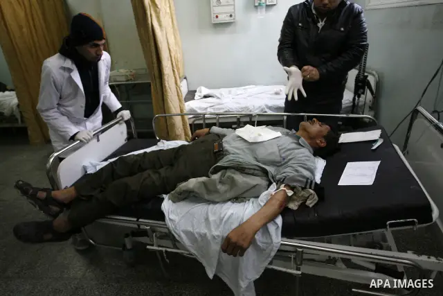 A Palestinian wounded arrive in hospital after an Israeli airstrike in Rafah, southern Gaza Strip, Saturday, March 10, 2012. The airstrike killed Popular Resistance Committees militant Mahdi Abu Shawesh. Despite Egyptian...