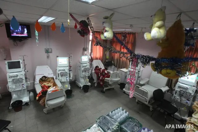 Premature babies receive treatment in the Rantisi hospital for children in Gaza City on Mar. 21, 2012 as the hospital suffer from running out of fuel. Palestinian Ministry of Health in Gaza, calls for the Arab States and...