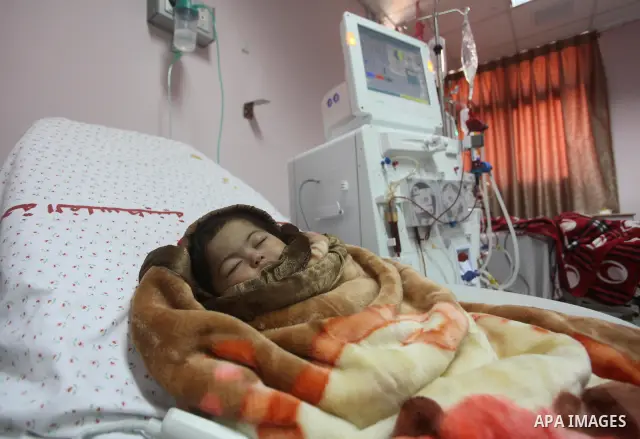 Premature babies receive treatment in the Rantisi hospital for children in Gaza City on Mar. 21, 2012 as the hospital suffer from running out of fuel. Palestinian Ministry of Health in Gaza, calls for the Arab States and...