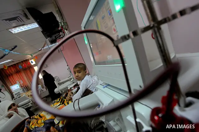 Premature babies receive treatment in the Rantisi hospital for children in Gaza City on Mar. 21, 2012 as the hospital suffer from running out of fuel. Palestinian Ministry of Health in Gaza, calls for the Arab States and...