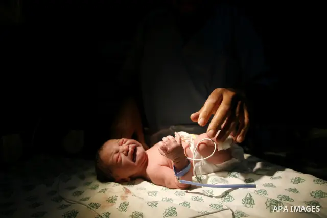 Premature babies receive treatment in Al Emarati hospital for children in Rafah on the southern Gaza Strip on Mar. 24, 2012 as the hospital suffer from running out of fuel. Palestinian Ministry of Health in Gaza, calls f...