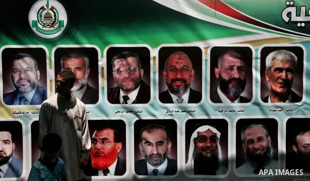 Palestinians gather in the protest tent in Gaza City in support of more than a thousand prisoners who are on an open-ended hunger strike in Israeli jails on May 11, 2012. At least 1,550 Palestinian prisoners are now on h...