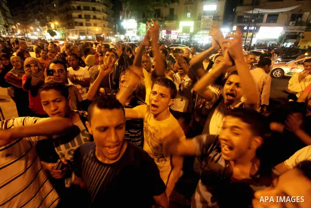 Egyptian protesters shout slogans during a protest against candidate Ahmed Shafiq and support candidate Hamdeen Sabahi, at Tahrir Square in Cairo May 27, 2012. The prospect of Shafiq succeeding Hosni Mubarak as president...