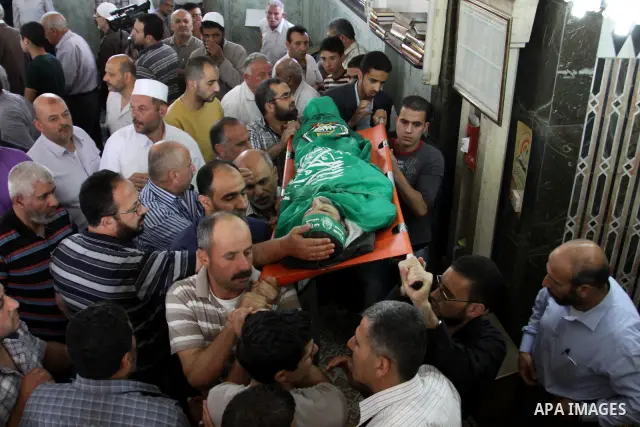 Palestinians funeral the released prisoner Zohir Labada after days from release in the West Bank city of Nablus on May 31, 2012. Zohair Labada spent in Israeli jails 7 months without judgment. Photo by Nedal Eshtayah