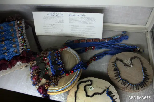 Holdings at the Jordan museum of Popular traditions in Amman, Jordan, June 2, 2012. Photo by Issam Rimawi