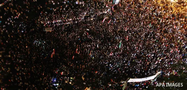 Protesters demonstrate after a court sentenced deposed president Hosni Mubarak to life in prison at Tahrir Square in Cairo June 3, 2012. Egyptian pro-democracy campaigners called for a new uprising on Sunday, enraged tha...