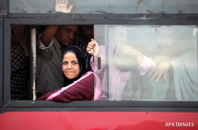 Supporters of Egypt's Muslim Brotherhood candidate Mohammed Morsi celebrate in Tahrir square after the Brotherhood claimed win in presidential vote, in Cairo, Egypt, 18 June 2012. Hundreds of Muslim Brotherhood supporter...