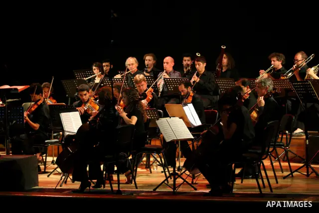 Europe and America musicians band during their presentation at Al Najah University in Nablus in the West Bank, on July, 02 2012. Photo by Nedal Eshtayah