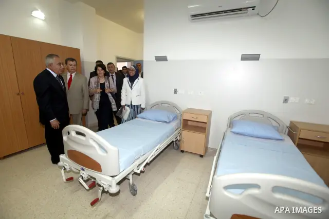 Palestinian Prime Minister Salam Fayyad during the opening of the care for the elderly Center "House of Grandparents", in the West Bank city of Jerico, on 04 July 2012. Photo by Mustafa Abu dayeh