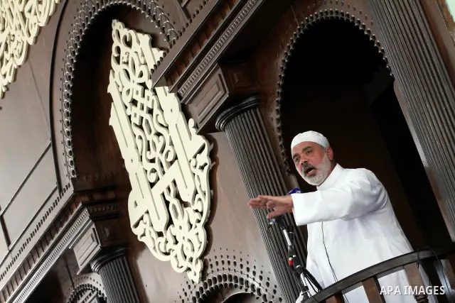 Palestinian Prime Minister in Gaza Ismail Haniyeh speaks during Friday prayer in Deir al-Balah in the center of Gaza Strip on 06 July 2012. A Palestinian official said Thursday, July 5, 2012 that Gaza's prime minister wi...