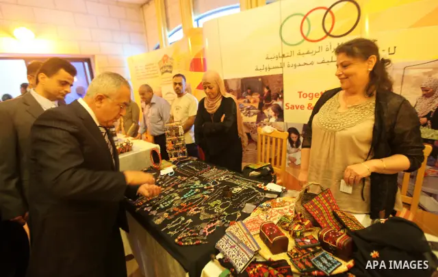 Palestinian Prime Minister, Salam Fayyad, participates at the second Conference Cooperative, in the West Bank city of Ramallah, on July 07. 07.2012. Photo by Mustafa Abu Dayeh