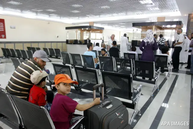 Palestinians access Rafah border crossing between Egypt and Gaza Strip. Islamic Relief provided million for the reconstruction of the Rafah border crossing between Egypt and Gaza, on May 28, 2012. Photo by Eyad Al Baba