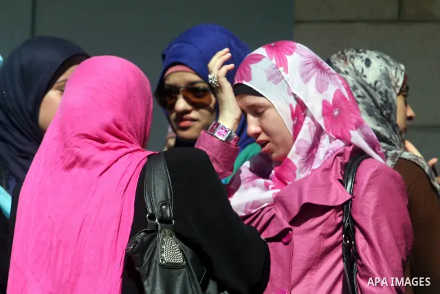 Palestinian high school student celebrated after hearing the results of their final exams known as "Tawjihi" in the West Bank city of Ramallah on July 19, 2012. The Ministry of Education in Gaza Strip and the West Bank a...