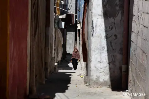 A Palestinian girl walks in an alley at Al-Shati refugee camp in Gaza City on August 28, 2012. Life in the poor and crowded Gaza Strip is going to get harsher still unless action is taken now, according to a new United N...