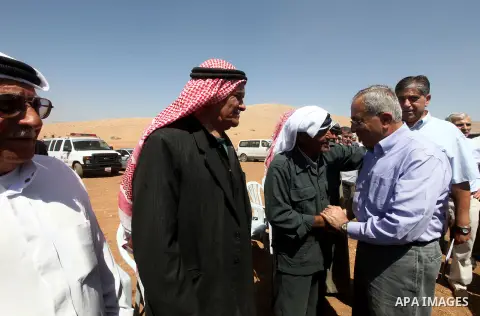 Palestinian Prime Minister Salam Fayyad during his visit to Tubas and the northern Jordan Valley in the West Bank on Sept. 16, 2012. Photo by Mustafa Abu Dayeh