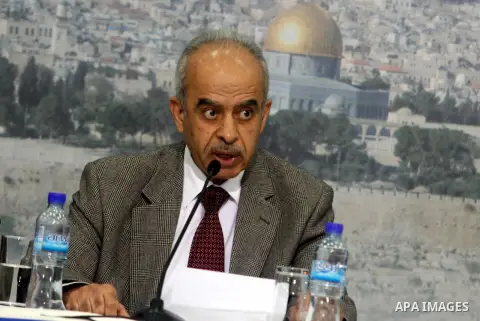 Abdullah al-Bashir, a Jordanian doctor and leader of a medical team newly formed to undertake an inquiry on Arafat's death, addresses a press conference in the West Bank City of Ramallah, on Nov. 27, 2012. Abdullah al-Ba...