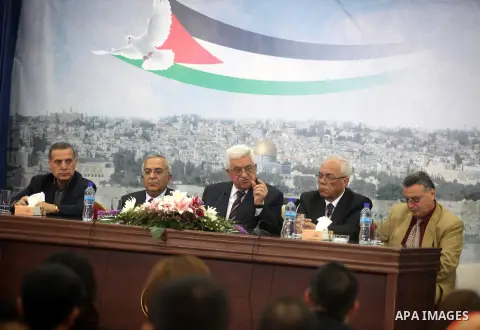 Palestinian President Mahmoud Abbas speaks during a meeting with members of the media in the West Bank city of Ramallah December 5, 2012. Israel moved forward on Wednesday with plans to build some 3,000 settler homes in...