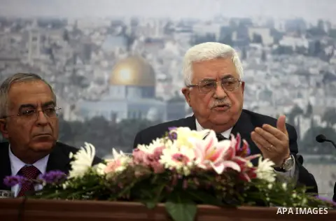 Palestinian President Mahmoud Abbas speaks during a meeting with members of the media in the West Bank city of Ramallah December 5, 2012. Israel moved forward on Wednesday with plans to build some 3,000 settler homes in...