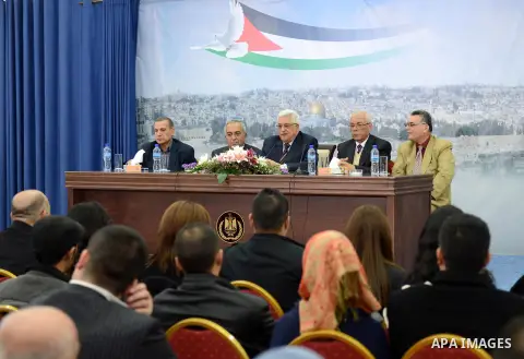 Palestinian President Mahmoud Abbas speaks during a meeting with members of the media in the West Bank city of Ramallah December 5, 2012. Israel moved forward on Wednesday with plans to build some 3,000 settler homes in...