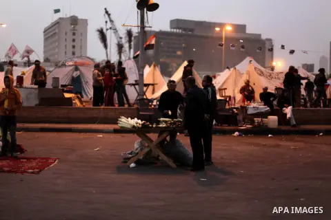 Egyptian protesters oppose President Mohamed Mursi camping at Tahrir Square in Cairo December 20, 2012. Egyptian Islamist groups are planning a mass protest in Alexandria on Friday, a move that will raise tensions a day...
