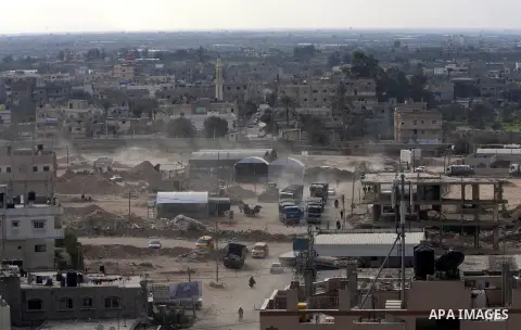A general view for the tunnels used for smuggling goods, including food, fuel and building materials, along the Gaza-Egypt border in Rafah, in the southern Gaza Strip, on Dec. 27, 2012. The smuggling tunnels under the Ga...