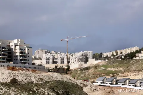A general view for a construction site of houses in the settlement of Kiryat Moreh in southern Jerusalem, Dec. 30, 2012. The Palestinian presidency condemned on Monday an Israeli government decision to build 1500 new hou...