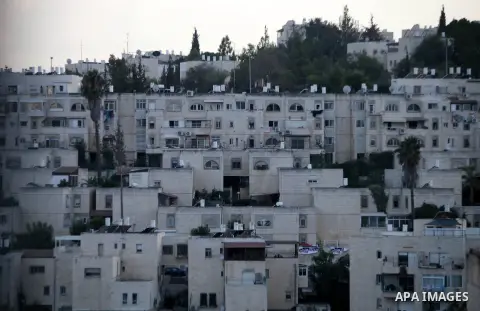 A picture shows the housing units in Ramot, an urban settlement in an area Israel annexed to Jerusalem after capturing it in the 1967 Middle East war, August 25, 2013. Palestinian President Mahmoud Abbas last week reiter...