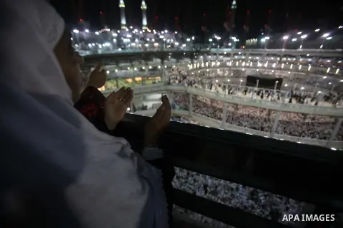 Muslim pilgrims move around the Kaaba inside the Grand Mosque during the annual Hajj in Mecca, Saudi Arabia, Sept. 23, 2014. About 160 countries converge annually on the Islamic cities of Mecca and Medina in western Saud...