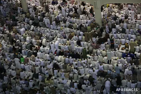 Muslim pilgrims move around the Kaaba inside the Grand Mosque during the annual Hajj in Mecca, Saudi Arabia, Sept. 23, 2014. About 160 countries converge annually on the Islamic cities of Mecca and Medina in western Saud...