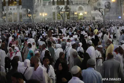 Muslim pilgrims move around the Kaaba inside the Grand Mosque during the annual Hajj in Mecca, Saudi Arabia, Sept. 23, 2014. About 160 countries converge annually on the Islamic cities of Mecca and Medina in western Saud...
