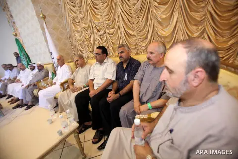 Saudi Arabian of Minister of Awqaf and Religious Affairs, Youssef Dais visits the Muslim pilgrims during the annual Hajj in Mecca, Saudi Arabia, October 2, 2014. pilgrims are converging on Saudi Arabia for the annual haj...