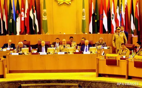 Arab army chiefs take part in a meeting in the Arab League's headquarters in the Egyptian capital, Cairo, on May 23, 2015, where Arab army chiefs met to discuss the details of building a region-wide joint Arab military f...