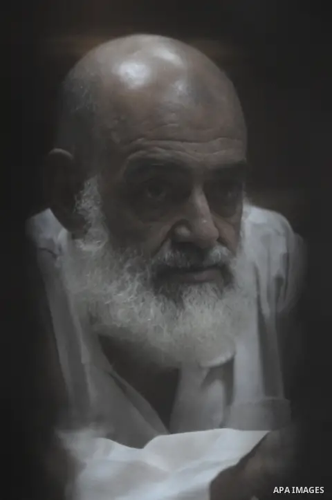 Members of Muslim Brotherhood group, attend their trial in a court in Cairo on July 27, 2015. Cairo Criminal court resumes on Monday, the trial of ousted President, Mohamed Morsi alongside 24 other prominent Brotherhood...