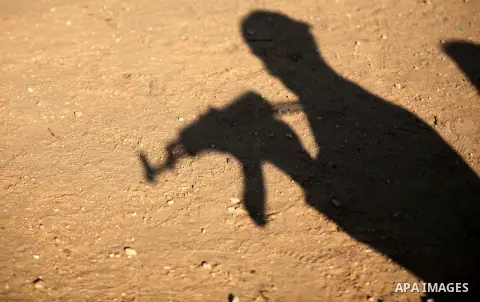 Palestinian youths demonstrate their skills during a military-style camp organized by the Hamas movement in Gaza City on July 28, 2015. Hamas's armed wing organized "Liberation Youths Camps" for young Palestinians aged b...