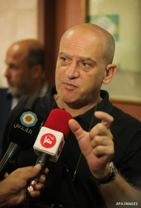 Head of the Red Cross mission in Israel and the Palestinian territories Jacques De Maio, visits the al-Aqsa Martyrs Hospital in Deir al-Balah in the northern Gaza Strip July 29, 2015. Photo by Ashraf Amra
