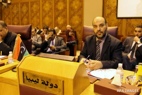 Economist delegates of Arab countries attend the ninety-sixth session meeting in the Arab league, in Cairo on Sep. 3, 2015. Photo by Amr Sayed
