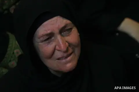 Relatives of Palestinian Ihab Hanani, 19, mourn during his funeral at Beit Furik village near the West Bank city of Nablus, on October 17, 2015. The unrest that has engulfed Jerusalem, Gaza and the occupied West Bank, th...