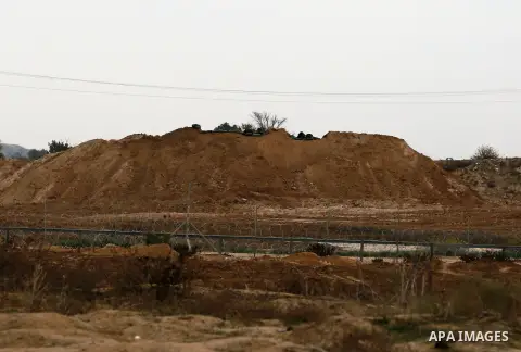 Palestinian protesters clash with Israeli troops near the border between Israel and Central Gaza Strip October 19, 2015. More than two weeks of unrest have raised warnings of the risk of a full-scale Palestinian uprising...
