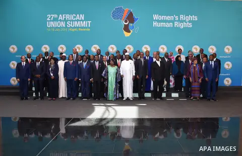 Egyptian President Abdel Fattah al-Sisi Participate in the African summit meetings, in in Kigali, Rwanda, on July 17, 2016. Photo by Egyptian President Office