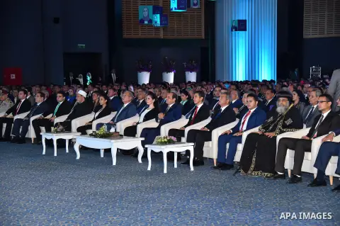 Egyptian President Abdel Fattah al-Sisi attends the the first national youth conference in the Red Sea resort of Sharm Al-Sheikh, in the South Sinai governorate, south of Cairo, Egypt, on Oct. 25, 2016. Photo by Egyptian...