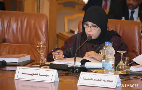 Arab foreign Ministers attend a meeting of the Arab League foreign Ministers in the Egyptian capital Cairo, on November 21, 2016. Photo by Stringer