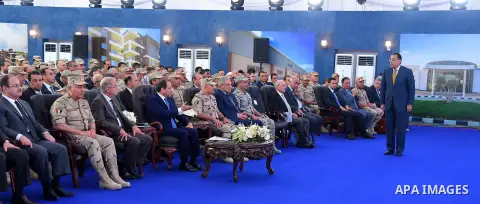 Egyptian President Abdel Fattah al-Sisi visits the Damietta Province, Egypt, on May 23, 2017. Photo by Egyptian President Office