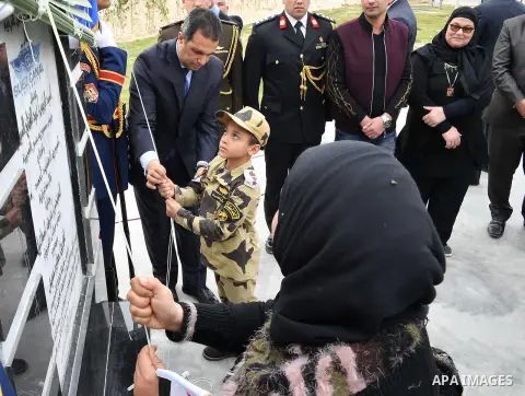 Egyptian President Abdel-Fattah al-Sisi takes part during the opening of a number of development projects in the Suez Canal area in Ismailia, Egypt, on December 23, 2017. Photo by Egyptian President Office