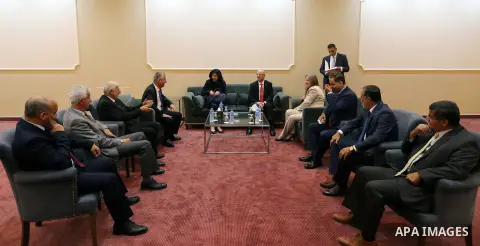 Palestinian Prime Minister Rami Hamdallah attends the Palestine Source Award Ceremony of 2018, in the West Bank city of Ramallah on September 19, 2018. Photo by Prime Minister Office
