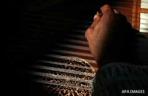 Members of Sufi band perform during the Nabi Musa festival, at the mosque of Nabi Musa, where the tomb of Prophet Moses is believed to be placed, in the Judean Desert near the West Bank town of Jericho, April 12, 2019. N...