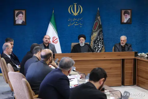 Iranian President Ebrahim Raisi chairs the second meeting in Iran on August 17, 2023. Photo by Iranian Presidency Office