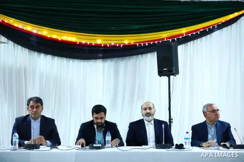 Iranian President Ebrahim Raisi attends the meeting of the Iranian and Zimbabwean delegations is in Kohgiluyeh and Boyer-Ahmad province is in the south of Iran on July 17, 2023. Photo by Iranian Presidency Office