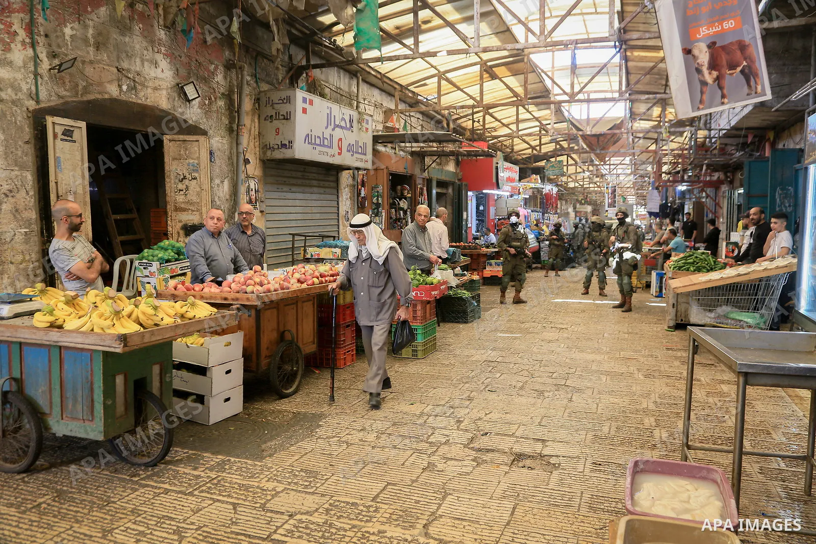 Israeli soldiers deploy during a raid on the Old City of Nablus, West Bank, on September 27, 2026. Israeli forces entered the city and spread through several areas, including streets leading toward the Old City. Local so...