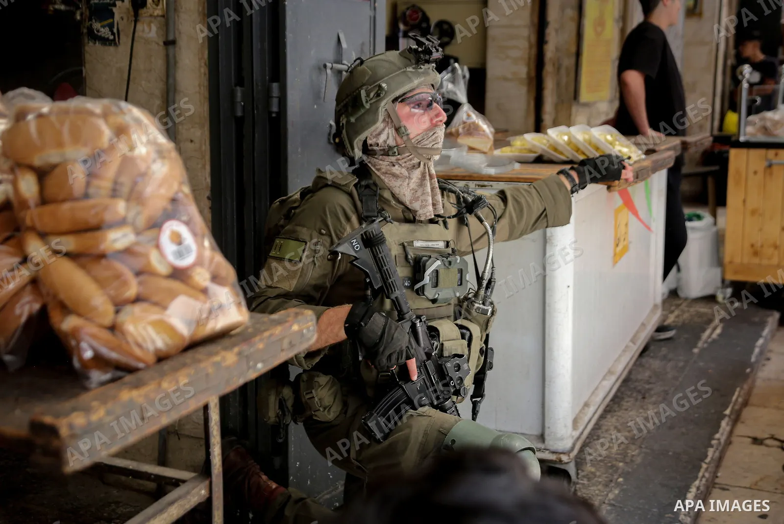 Israeli soldiers deploy during a raid on the Old City of Nablus, West Bank, on September 27, 2026. Israeli forces entered the city and spread through several areas, including streets leading toward the Old City. Local so...